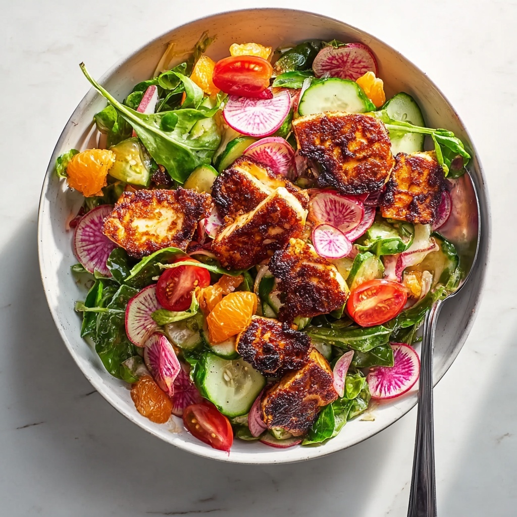Halloumi Blood Orange Fattoush Recipe - Recipe Image