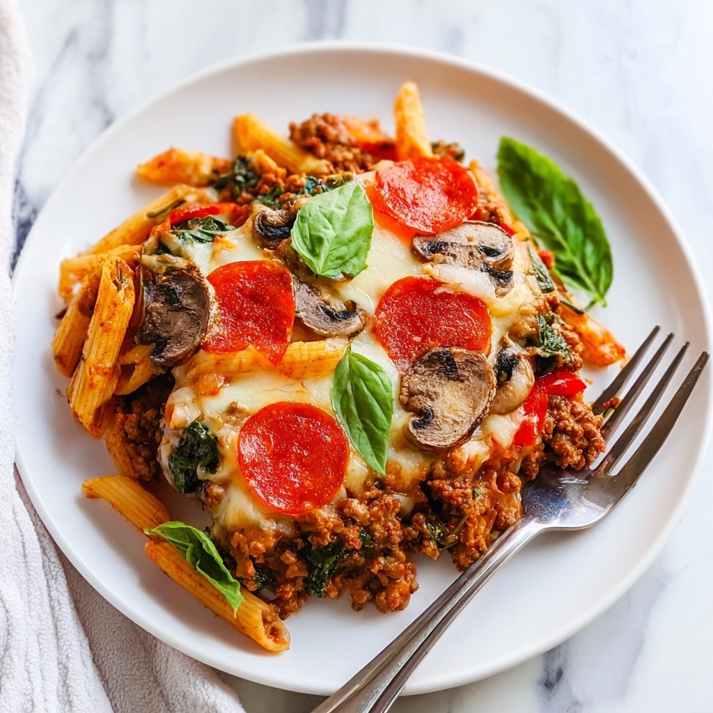 High Protein Italian Beef Pasta Bake Recipe - Recipe Image