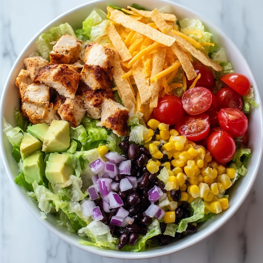 Chicken Taco Chopped Salad Recipe - Recipe Image