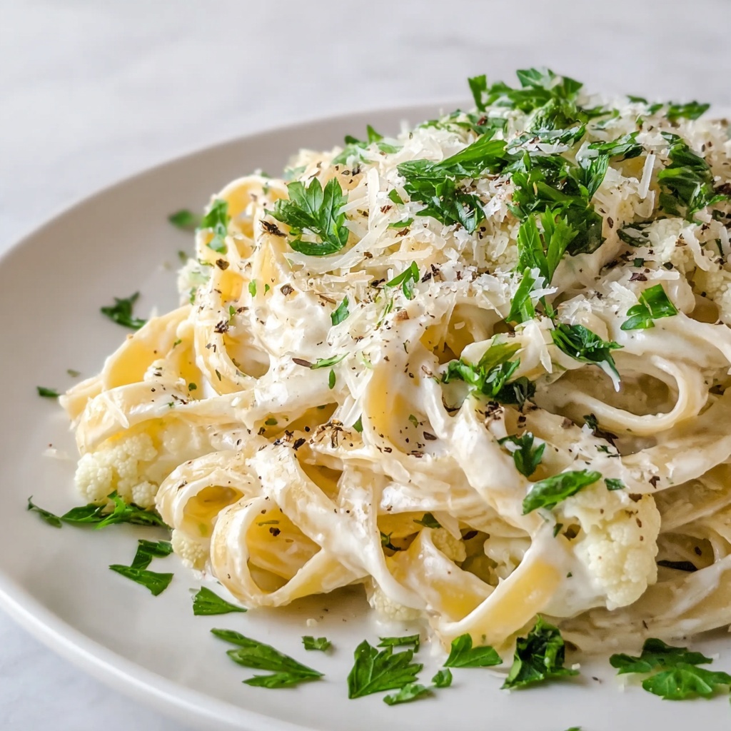 Roasted Cauliflower Alfredo Recipe - Recipe Image