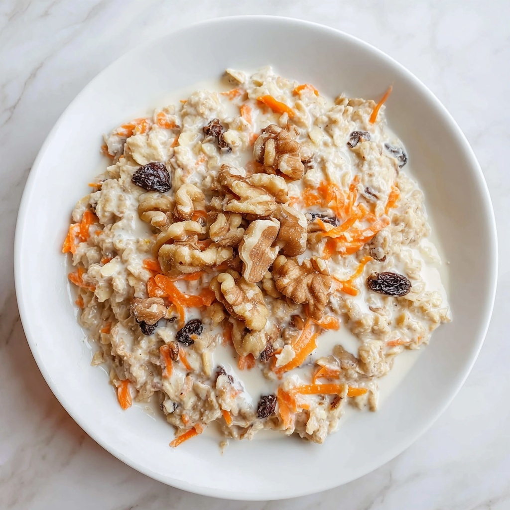 Carrot Cake Overnight Oats Recipe - Recipe Image