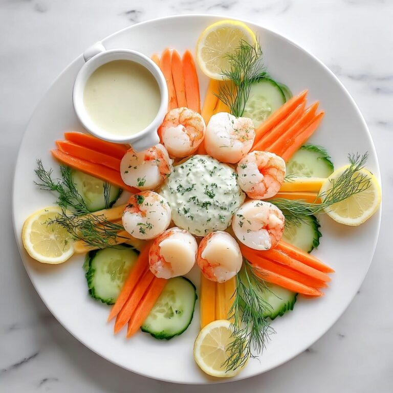 Starfish & Shell Seafood Appetizer Board Recipe