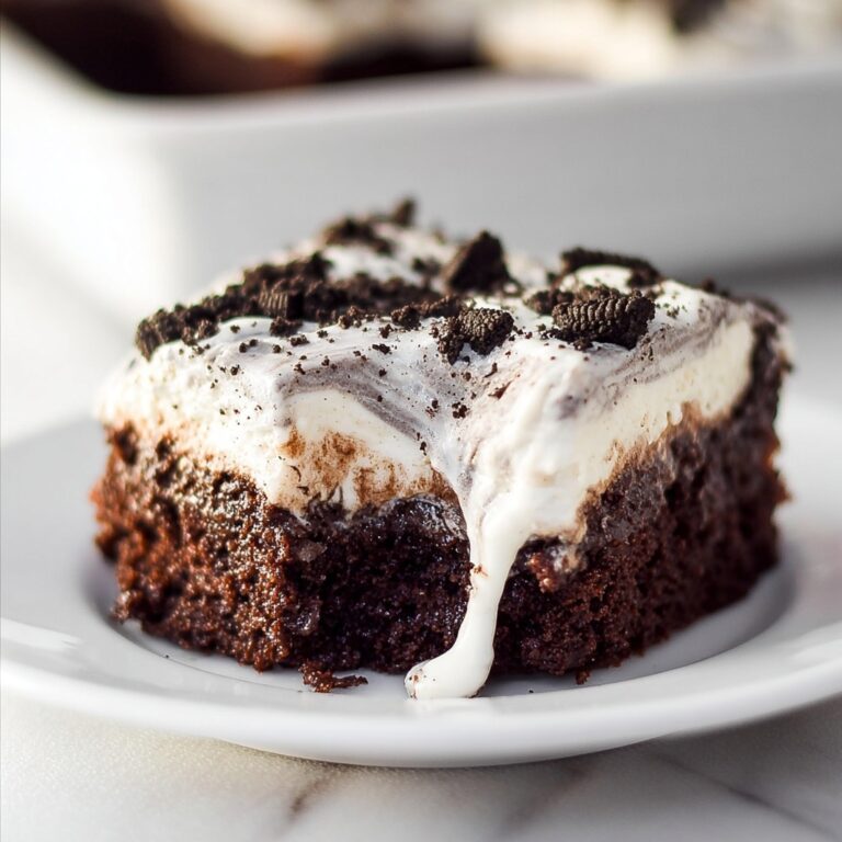 Oreo Pudding Poke Cake Recipe