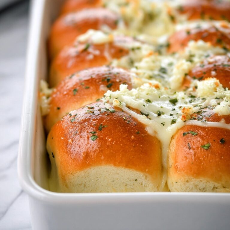 Cheesy Garlic Hawaiian Rolls Recipe
