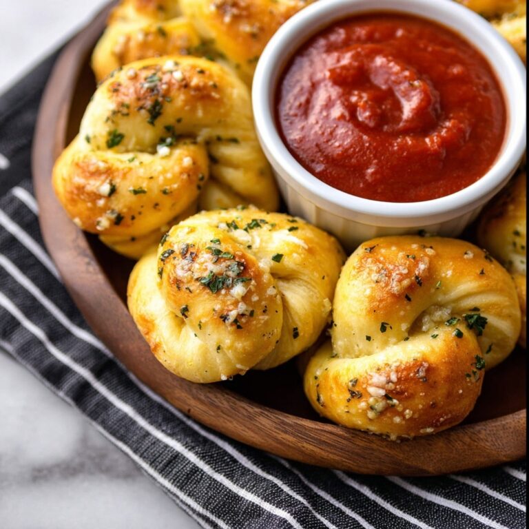 Garlic Parmesan Knots Recipe
