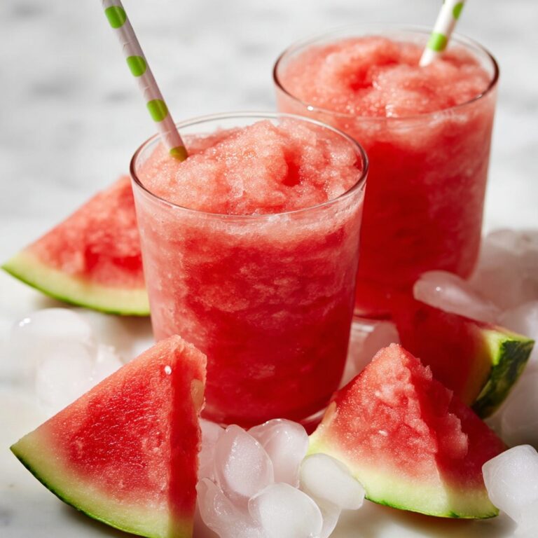 Watermelon Lemonade Slushies Recipe