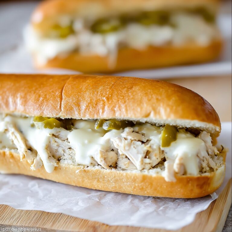 Crock Pot Chicken Cheesesteak Sandwiches Recipe