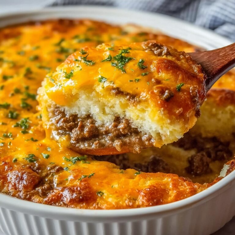 Cheddar Bay Ground Beef Cobbler Recipe