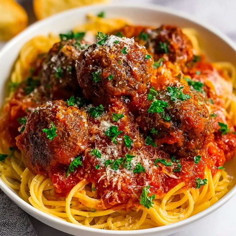 Italian Spaghetti Sauce with Meatballs Recipe