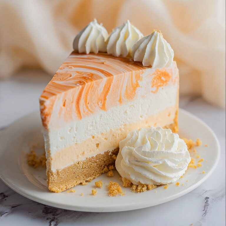 No Bake Orange Creamsicle Cheesecake Recipe