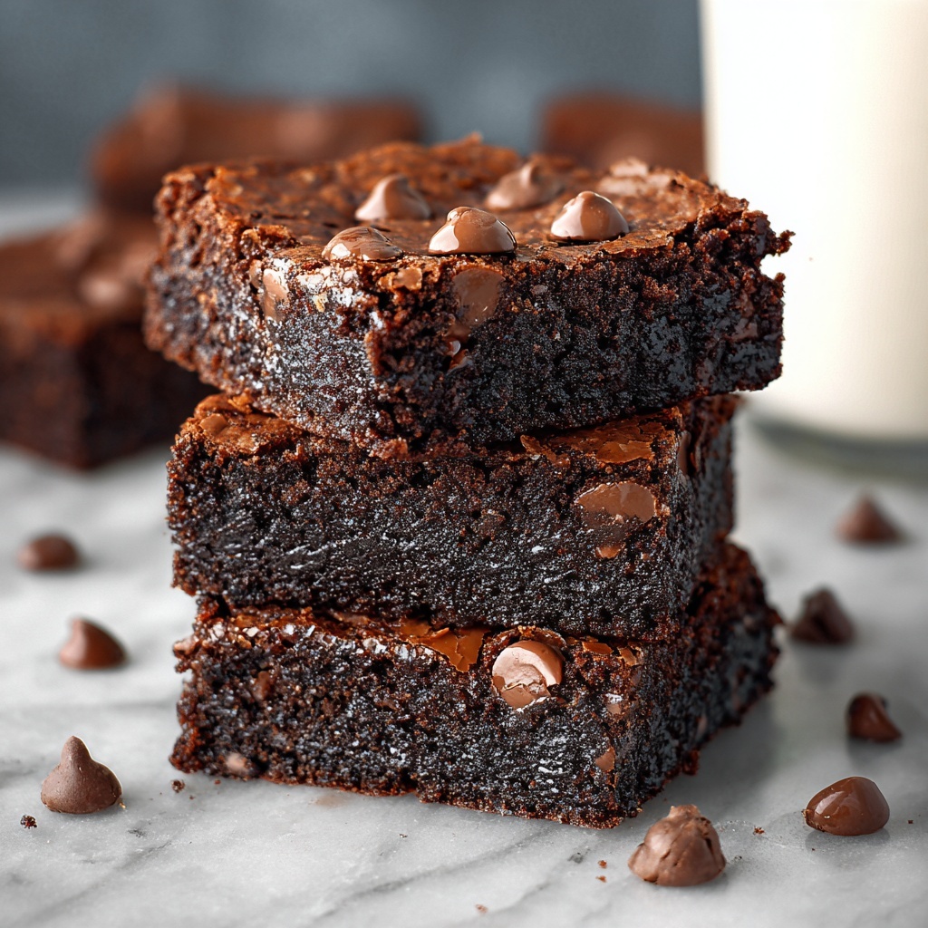Greek Yogurt Brownies Recipe - Recipe Image