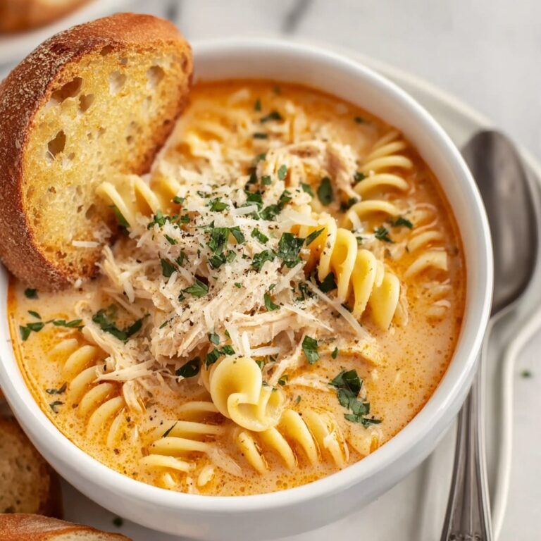 Crockpot Chicken Parmesan Soup – Easy Comfort Food Recipe