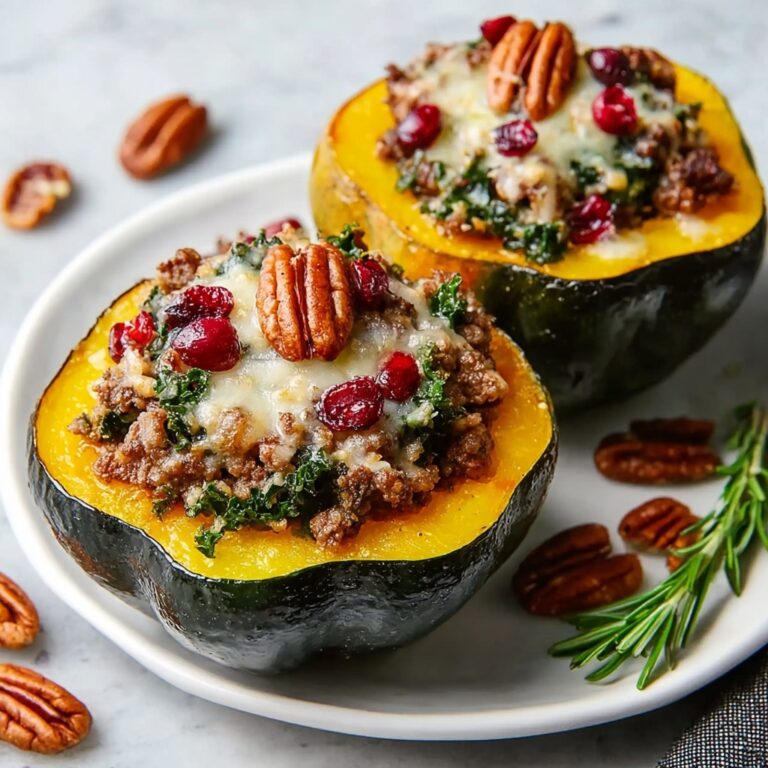 Sausage Stuffed Acorn Squash Recipe