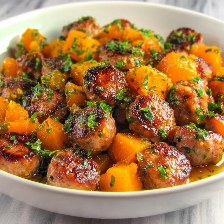 Honey Garlic Sausage and Sweet Potatoes Recipe