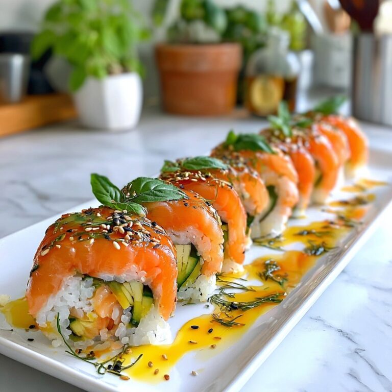 Lemon Basil Salmon Rolls Recipe