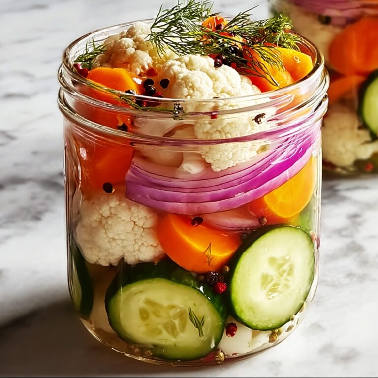 Easy Refrigerator Pickled Vegetables Recipe