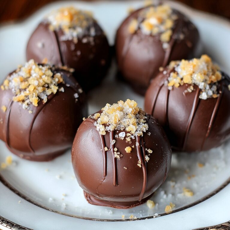 Coffee Toffee Truffles with Chocolate and Toffee Bits Recipe