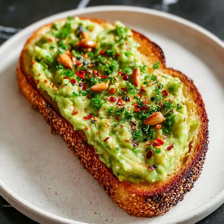 Avocado Toast with Delicious Toppings Recipe