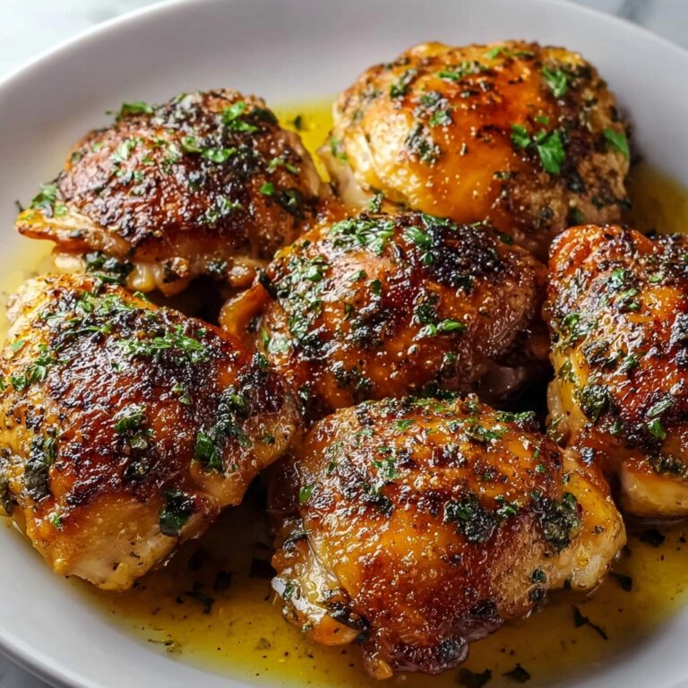 Crispy Oven-Baked Chicken Thighs Recipe