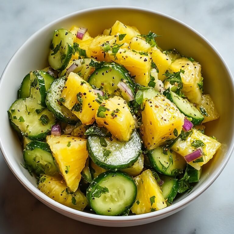 Pineapple Cucumber Salad: Fresh, Easy and Delicious Recipe