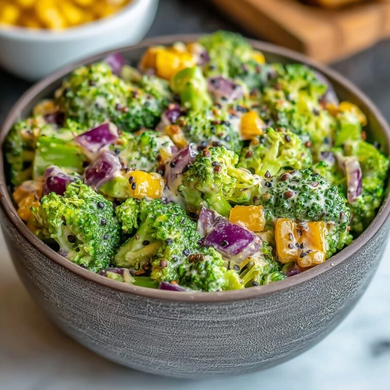 Broccoli Salad with Cranberries, Sunflower Seeds, and Turkey Bacon Recipe