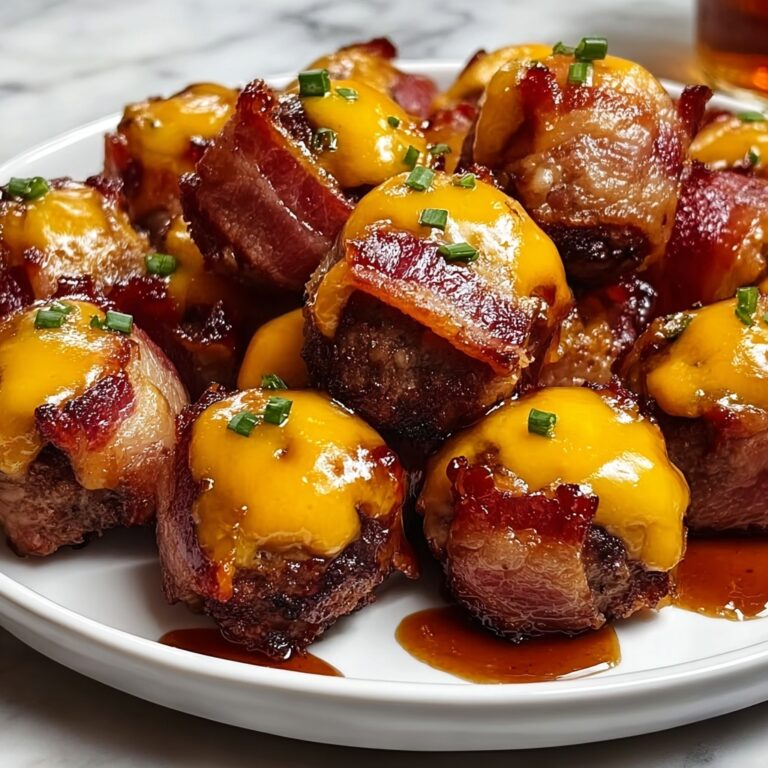 Cheddar-Stuffed BBQ Bacon Bombs Recipe