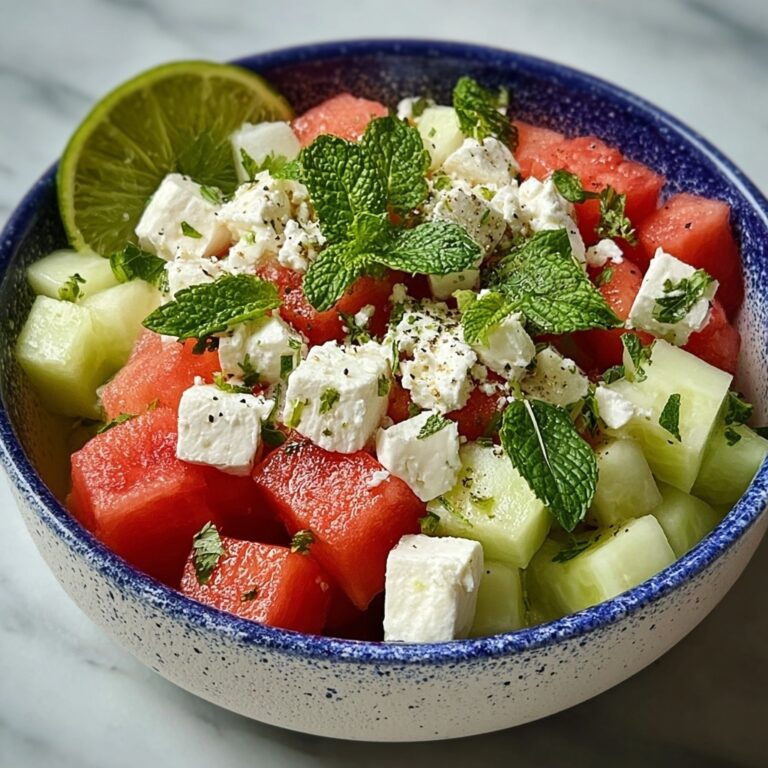 Watermelon Feta Salad with Mint Recipe