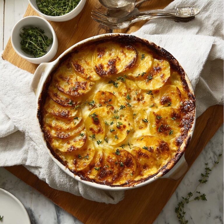 Garlic Potato Gratin Recipe