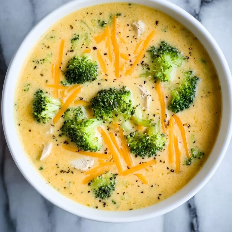 Super Creamy Broccoli Cheddar Soup Recipe