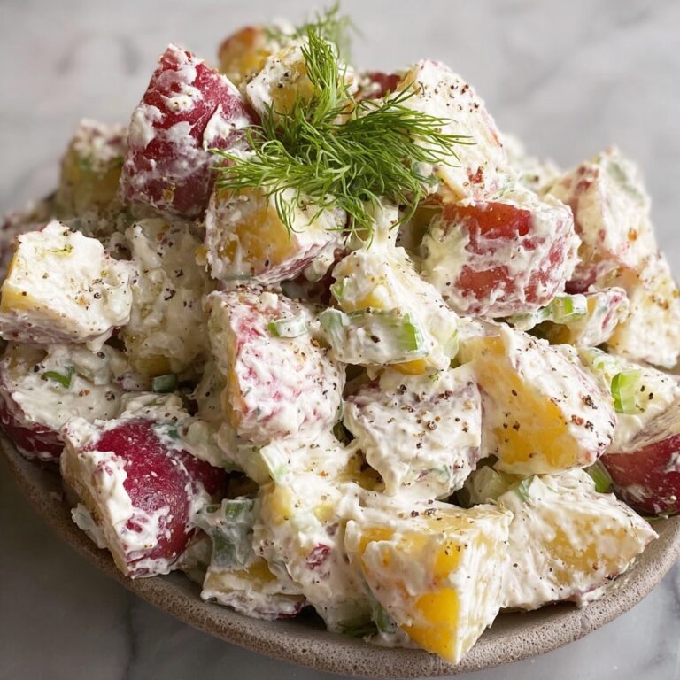 Creamy Herb Potato Salad with Greek Yogurt and Fresh Dill Recipe
