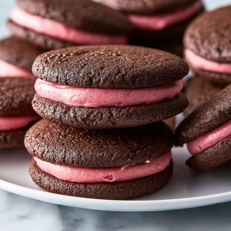 Chocolate Raspberry Sandwich Cookies Recipe