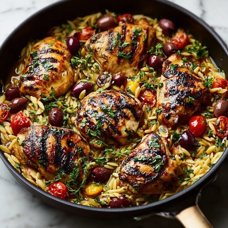 Delicious Mediterranean Chicken with Orzo Recipe