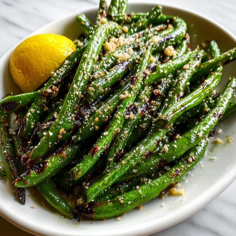 Roasted Parmesan Green Beans Recipe