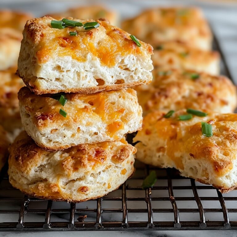 Cheddar Scallion Drop Biscuits Recipe