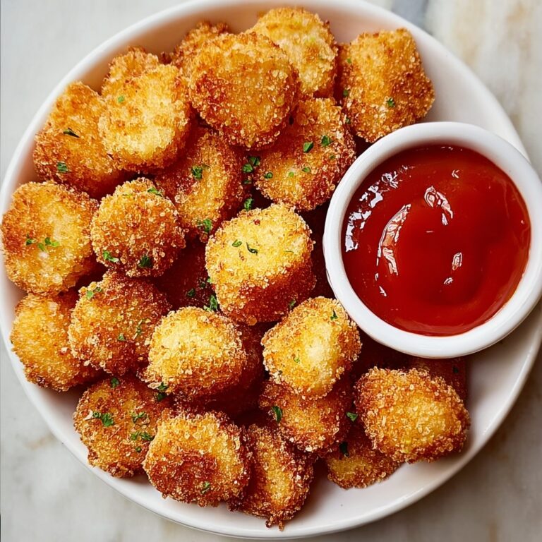 Fried King Oyster Mushroom Bites Recipe