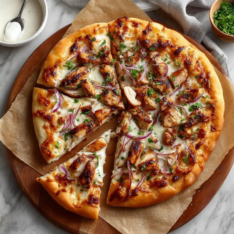 Homemade BBQ Chicken Pizza Recipe