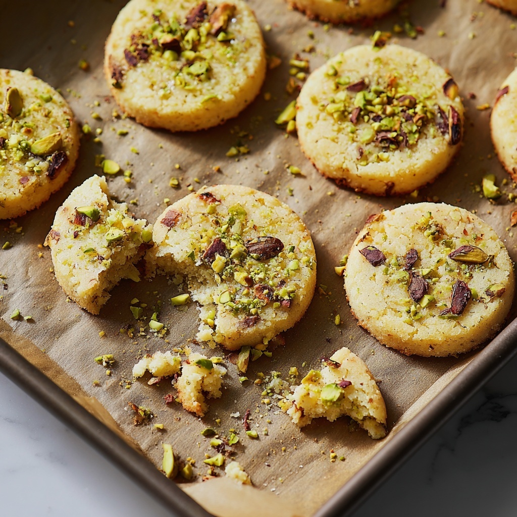 Pistachio Shortbread Cookies Recipe - Recipe Image