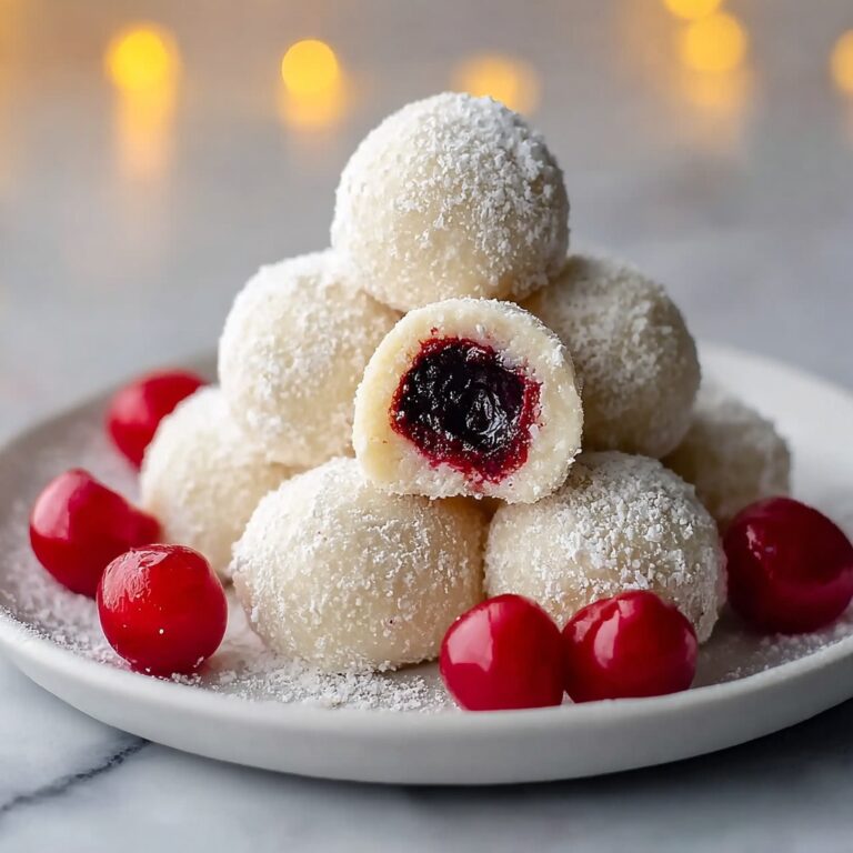 Cherry Snowball Cookies Recipe