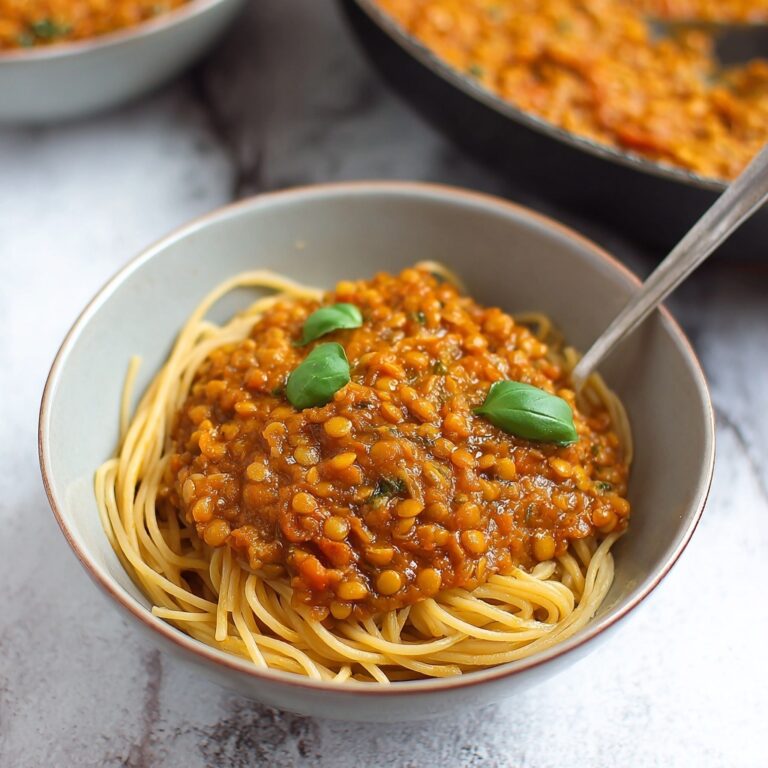 Red Lentil Pasta Sauce Recipe