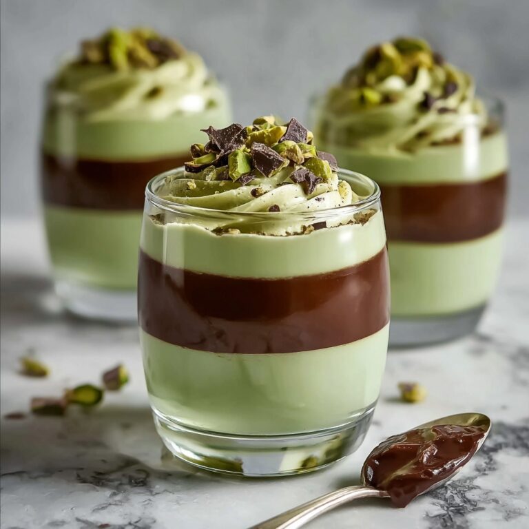 Decadent Pistachio Mousse with Rich Chocolate Ganache Bliss Recipe