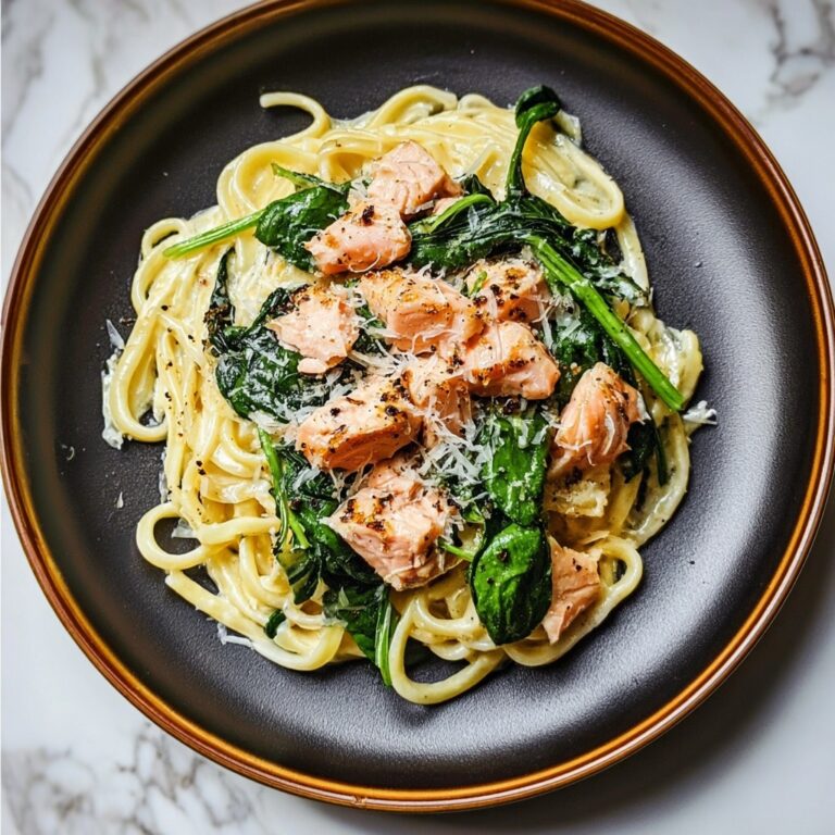 Spinach Salmon Pasta Recipe