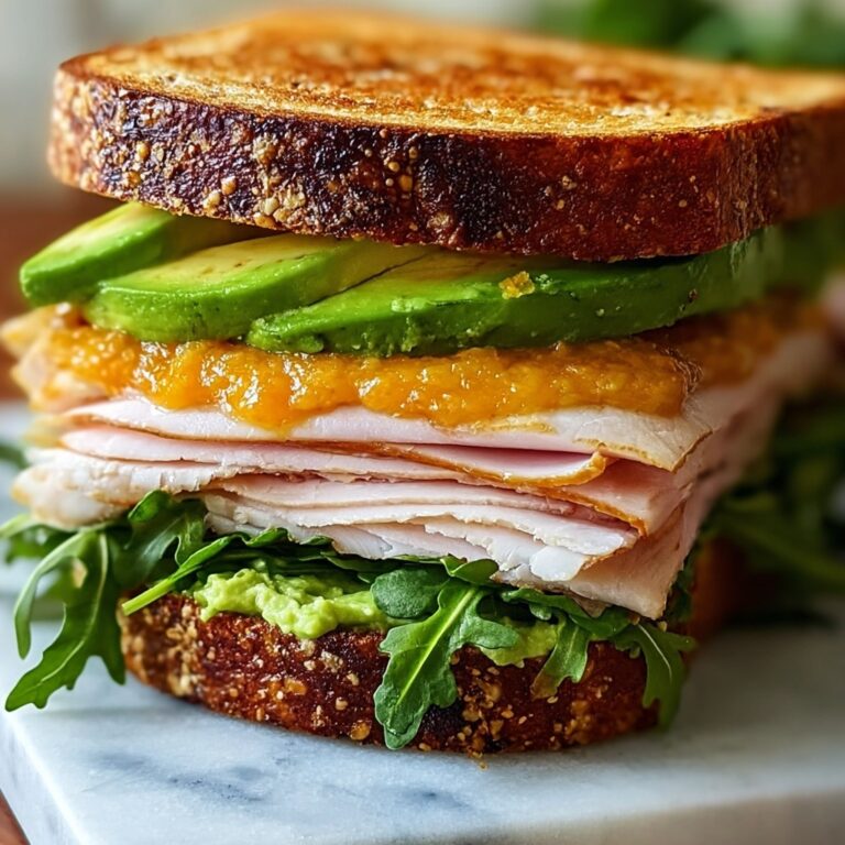 Honey Mustard Turkey Avocado Sandwich Recipe