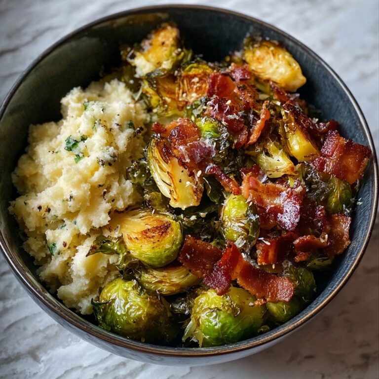 Sweet & Spicy Hot Honey Brussels Sprouts with Bacon Recipe