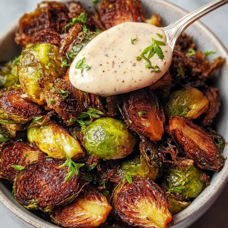 Crispy Fried Brussels Sprouts with Lemon Aioli Recipe