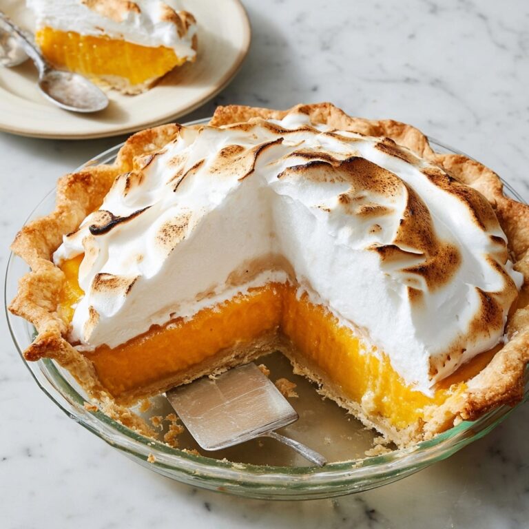 Vegan Sweet Potato Pie with Meringue Topping (No Coconut) Recipe