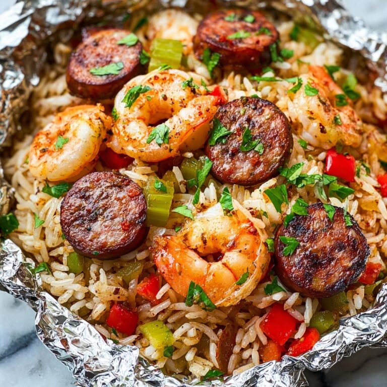 Jambalaya Foil Packets Recipe