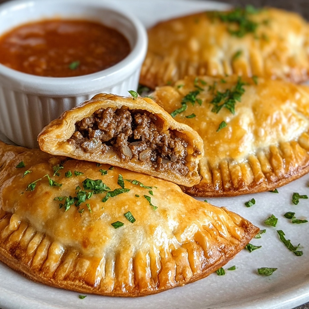 Beef and Cheese Empanadas Recipe - Recipe Image