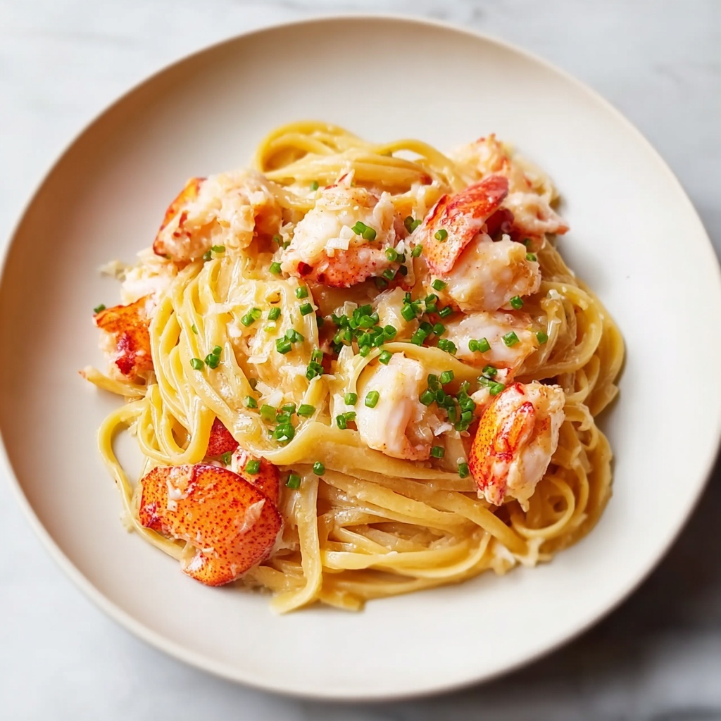 Lobster Pasta with Cream Sauce Recipe - Recipe Image