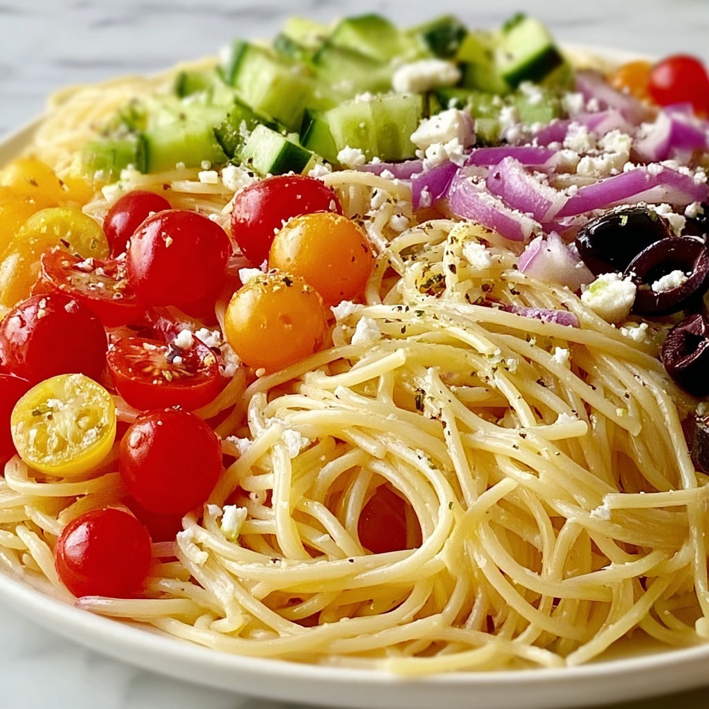 Best California Spaghetti Salad Recipe - Recipe Image