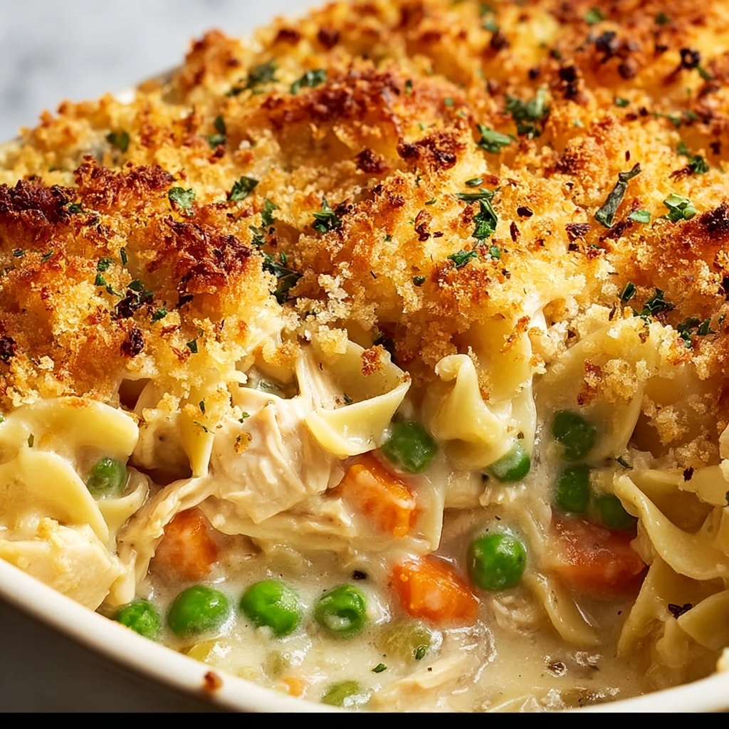 Creamy Chicken Noodle Casserole Recipe - Recipe Image